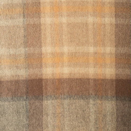 100% Cashmere Blanket Mackellar Natural - Heritage Of Scotland - MACKELLAR NATURAL