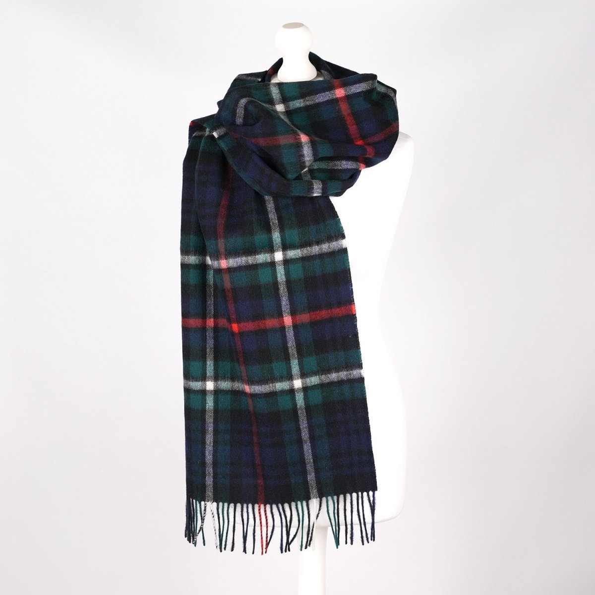 100% Lambswool Wide Scarf Soft Unisex Winter Wrap Heritage of Scotland - Mackenzie - Heritage Of Scotland -