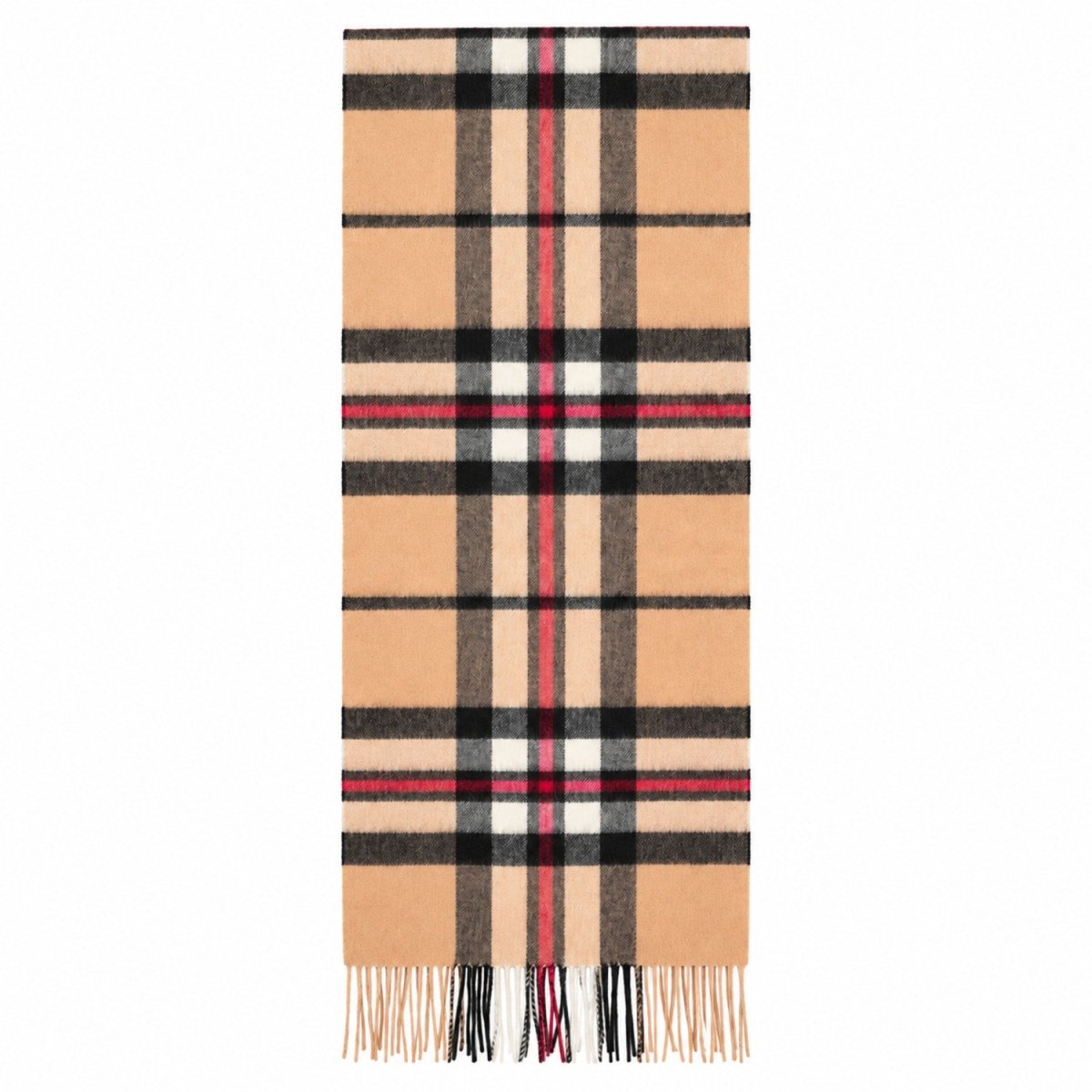 100% Lambswool Wide Scarf Soft Unisex Winter Wrap Heritage of Scotland - Thomson Camel - Heritage Of Scotland -