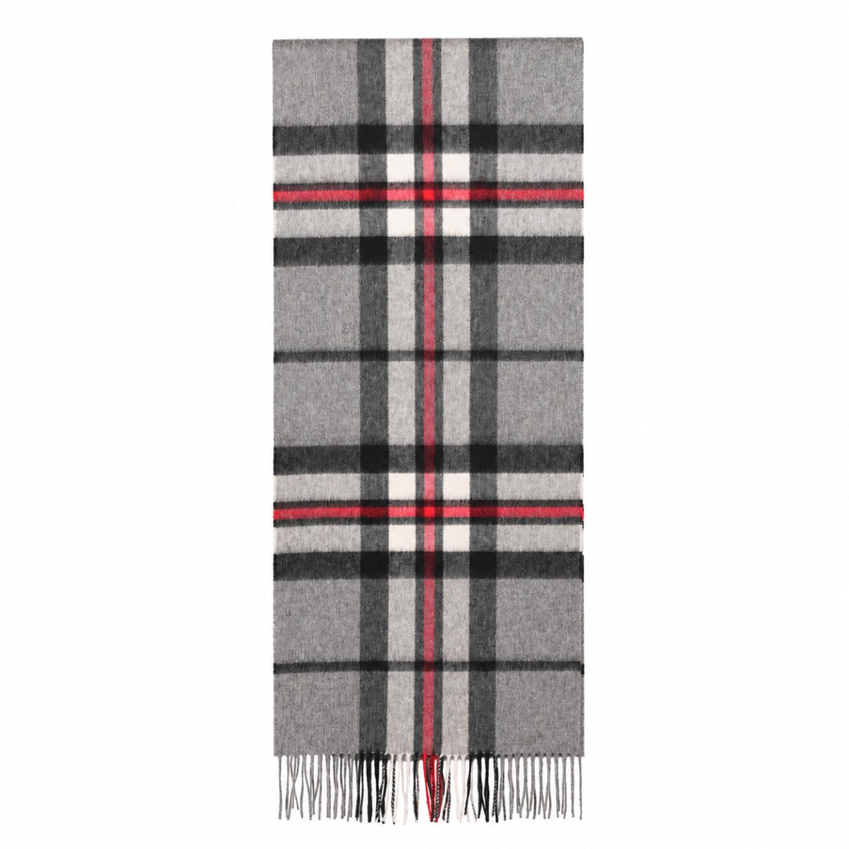100% Lambswool Wide Scarf Soft Unisex Winter Wrap Heritage of Scotland - Thomson Grey - Heritage Of Scotland -
