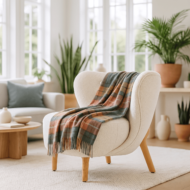 100% Pure Lambswool Blanket Throw – Luxury Soft Warm Wool Blanket - Home Décor - 100% Pure Lambswool Tartan Blanket – Luxury Soft Warm Plaid Wool Throw - Home Décor - Buchanan Antique - Heritage Of Scotland -