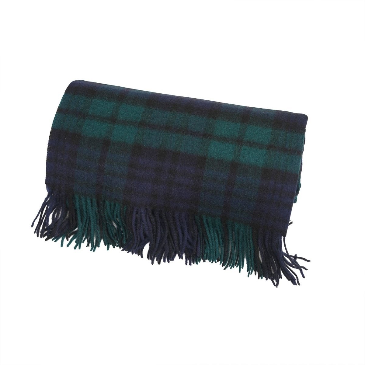 100% Pure Lambswool Blanket Throw – Luxury Soft Warm Wool Blanket - Home Décor - BLACK WATCH - Heritage Of Scotland -