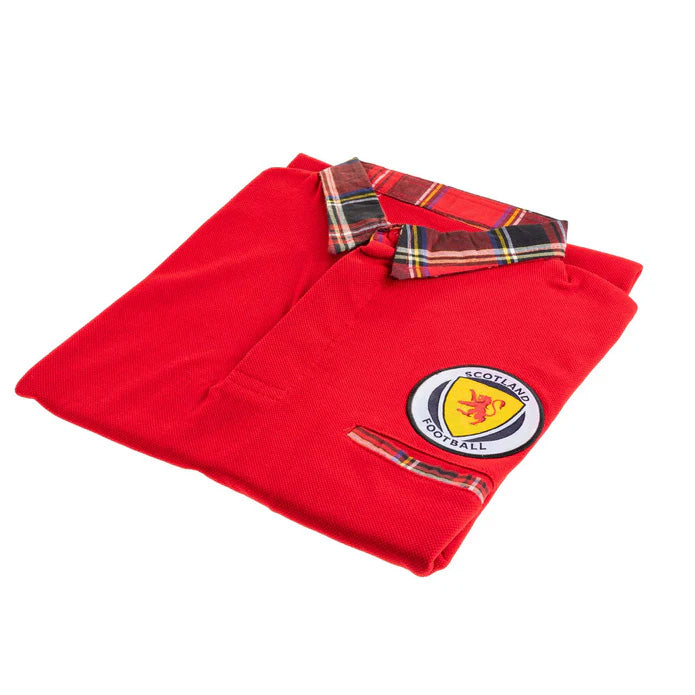 Scotland Tartan Football Polo Shirt Navy/Heritage Of Scotland