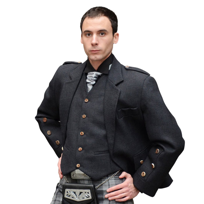 Men's Scottish Araca Kilt Jacket With Vest
