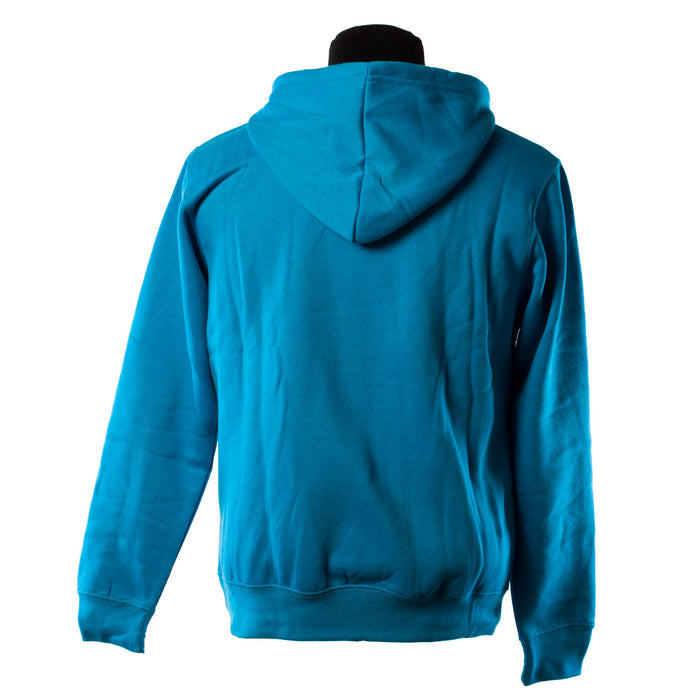 Scotland Harvard Print Hooded Top Sapphire Blue