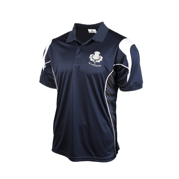 Scotland Thistle Racing Polo Shirt Navy