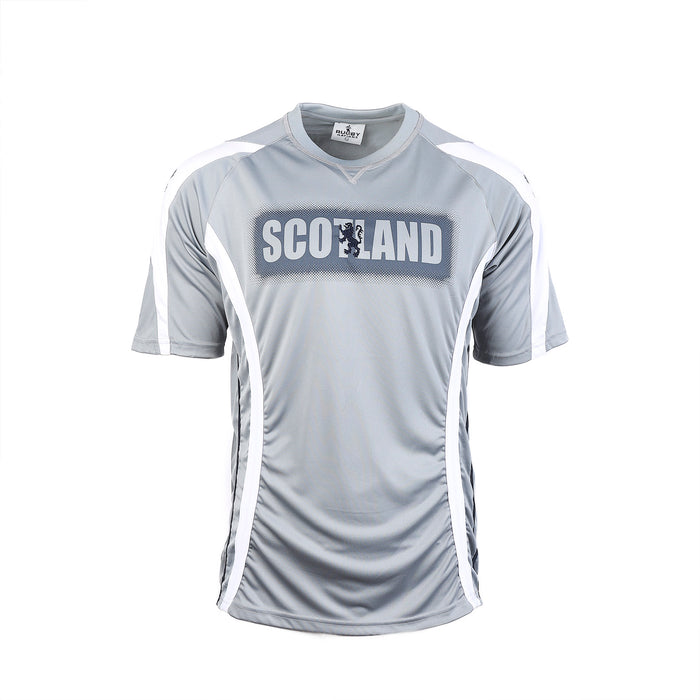 Mens Cool Scotland T-Shirt Grey/White