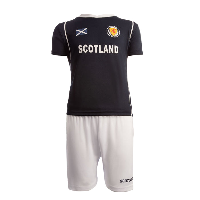 Kids Scotland Sports Football Kit Shirt and Shorts Set