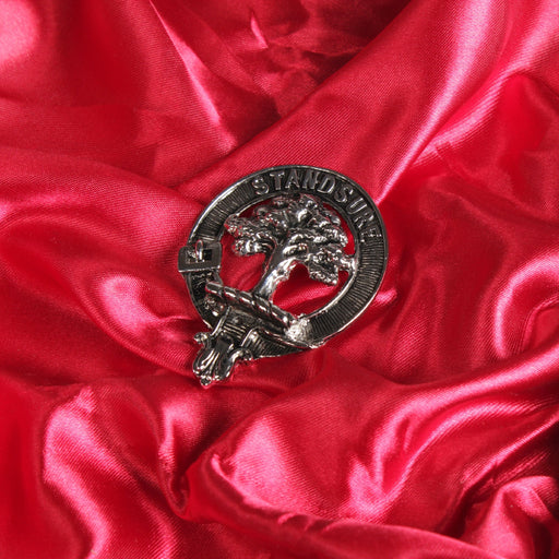 Anderson Clan Badge, Kilt Pin, Lapel Pin, Cufflinks, Keyring/Key Fob & Gift Set — Fine Pewter by Art Pewter — Made in Scotland (Shiny Finish) - Heritage Of Scotland - Badge