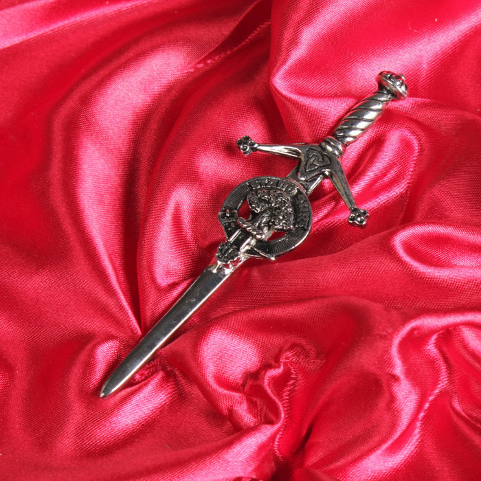 Anderson Clan Badge, Kilt Pin, Lapel Pin, Cufflinks, Keyring/Key Fob & Gift Set — Fine Pewter by Art Pewter — Made in Scotland (Shiny Finish) - Heritage Of Scotland - Kilt Pin