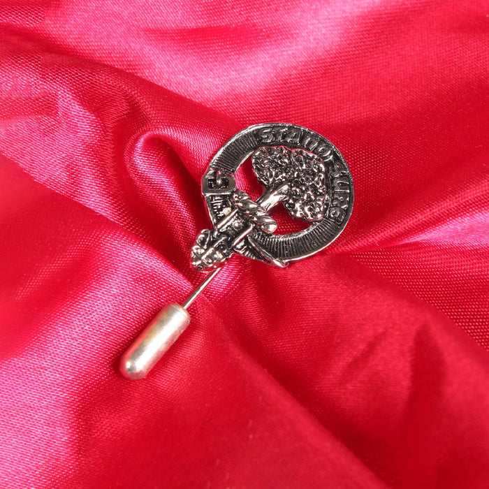 Anderson Clan Badge, Kilt Pin, Lapel Pin, Cufflinks, Keyring/Key Fob & Gift Set — Fine Pewter by Art Pewter — Made in Scotland (Shiny Finish) - Heritage Of Scotland - Lapel Pin