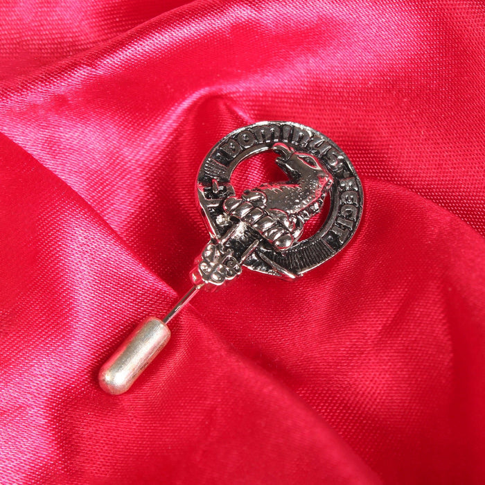 Baird Clan Badge, Kilt Pin, Lapel Pin, Cufflinks, Keyring/Key Fob & Gift Set — Fine Pewter by Art Pewter — Made in Scotland (Shiny Finish) - Heritage Of Scotland - Lapel Pin