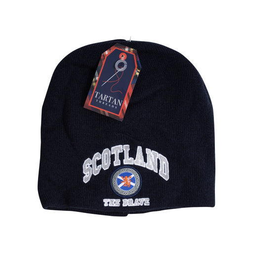 Beanie Hats Scotland/ Celtic/ Flag/ Lion - Heritage Of Scotland - NAVY