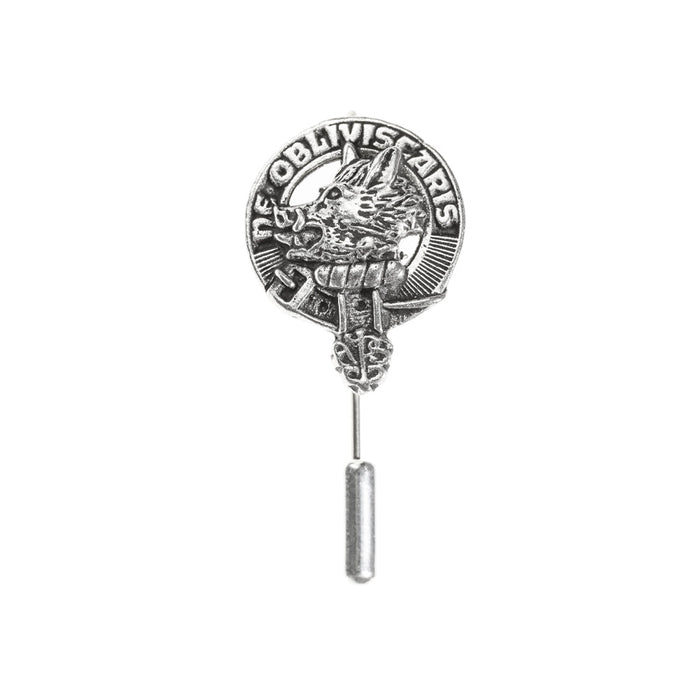 Campbell Clan Badge, Kilt Pin, Lapel Pin, Cufflinks, Keyring/Key Fob & Gift Set — Fine Pewter by Art Pewter — Made in Scotland (Shiny Finish) - Heritage Of Scotland - Lapel Pin