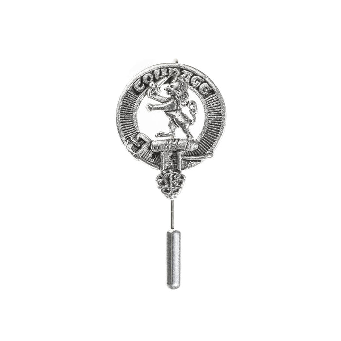 Cumming Clan Badge, Kilt Pin, Lapel Pin, Cufflinks, Keyring/Key Fob & Gift Set — Fine Pewter by Art Pewter — Made in Scotland (Shiny Finish) - Heritage Of Scotland - Lapel Pin