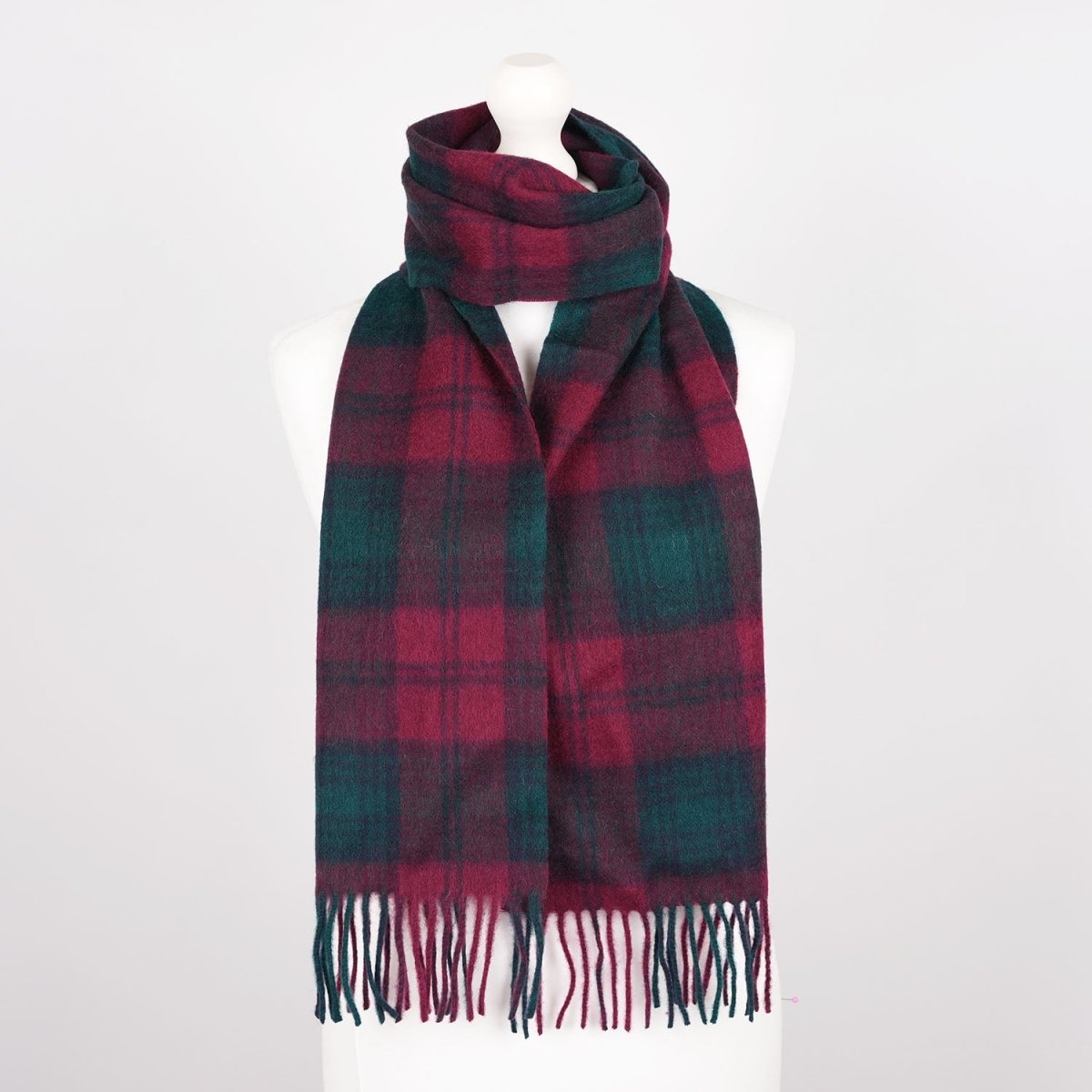 Edinburgh 100% Lambswool Scarf – Premium Soft Wool Wrap - Lindsay - Heritage Of Scotland -