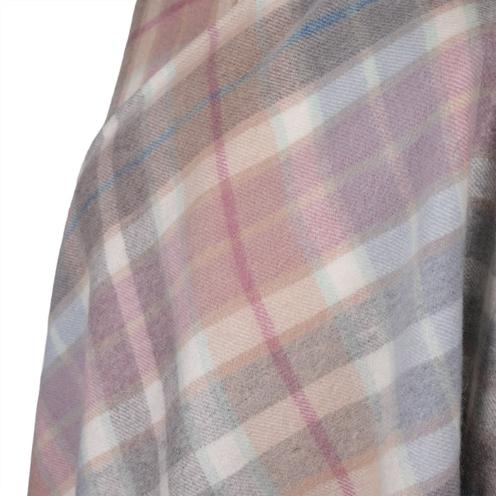 Edinburgh Cashmere Mini Cape - Heritage Of Scotland - BUCHANAN MIX GREY