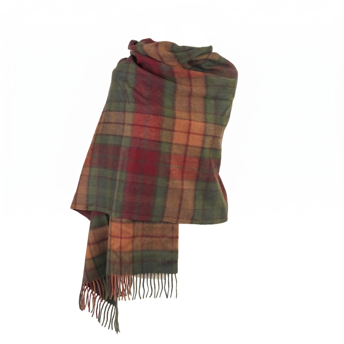 Edinburgh Lambswool Stole Buchanan Autumn - BUCHANAN AUTUMN - Heritage Of Scotland -