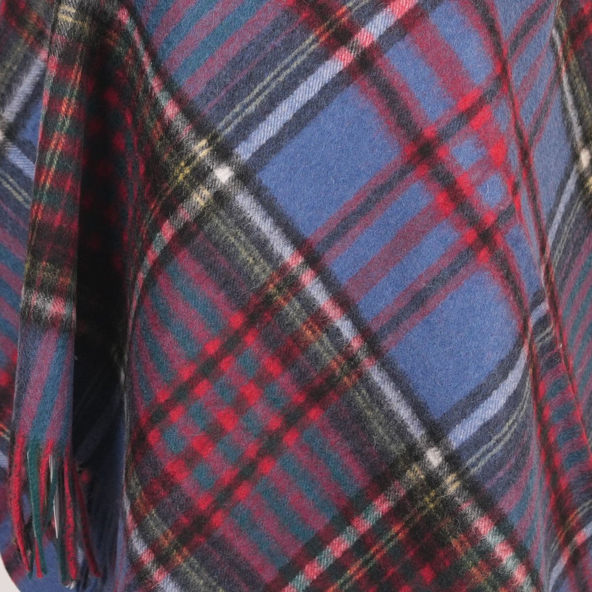 Edinburgh Lambswool Tartan Stole - Soft Luxury Check Wrap with Fringe - Anderson - Heritage Of Scotland -