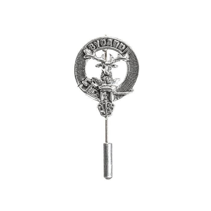 Gordon Clan Badge, Kilt Pin, Lapel Pin, Cufflinks, Keyring/Key Fob & Gift Set — Fine Pewter by Art Pewter — Made in Scotland (Shiny Finish) - Heritage Of Scotland - Lapel Pin