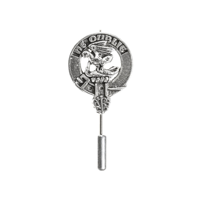 Graham Clan Badge, Kilt Pin, Lapel Pin, Cufflinks, Keyring/Key Fob & Gift Set — Fine Pewter by Art Pewter — Made in Scotland (Shiny Finish) - Heritage Of Scotland - Lapel Pin