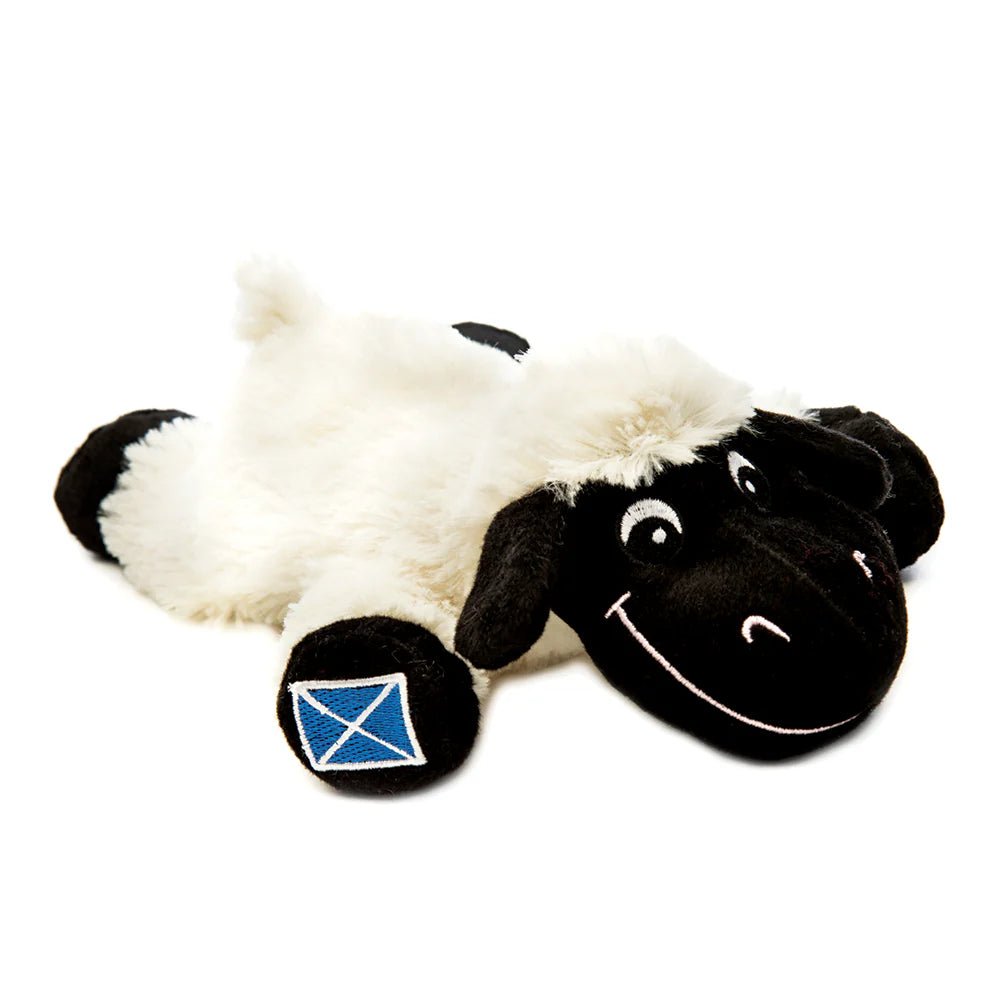 Hairy Huggable Plush – Highland Coo, Belted Galloway, or Sheep (25cm) - Heritage Of Scotland - Sheep