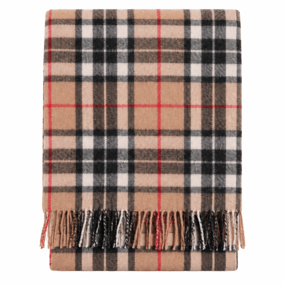 Highland Comfort – Recycled Wool Scottish Tartan Knee Blanket - Thomson Camel - Heritage Of Scotland -