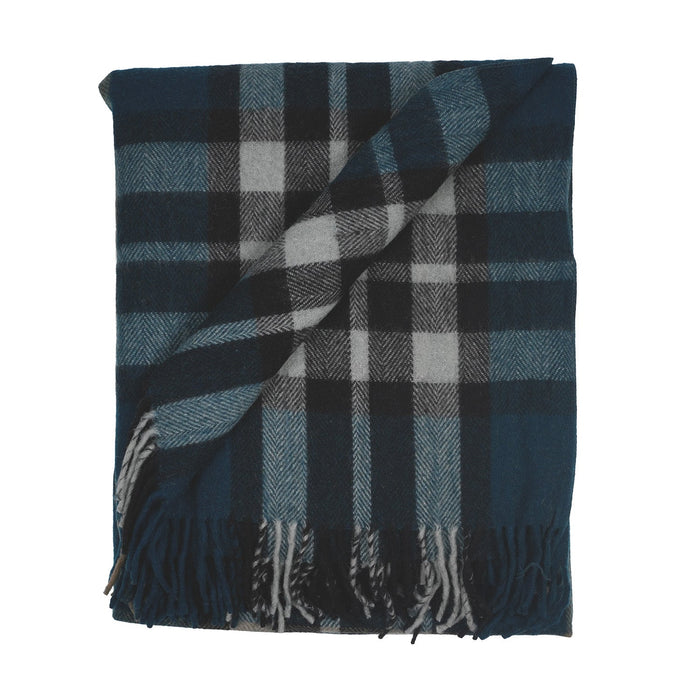 Highland Wool Blend Tartan Blanket Throw - Heritage Of Scotland - EXPLODED SCOTTY THOMSON PACIFIC