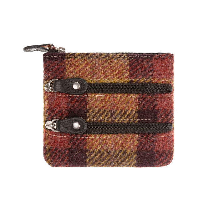 Ht Leather Coin Purse Dpx07 / Black - Heritage Of Scotland - DPX07 / BLACK