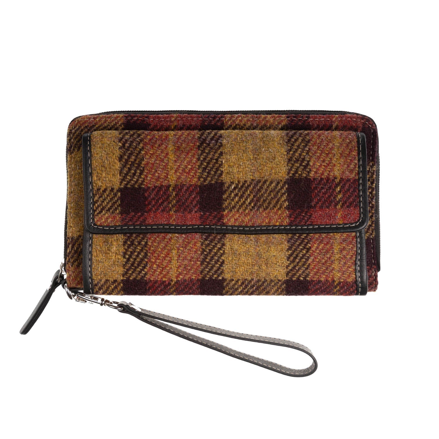 Ht Leather Travel Wallet Dpx07 / Black - Heritage Of Scotland - DPX07 / BLACK