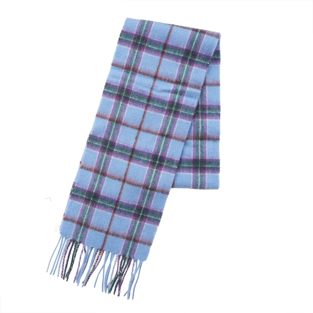 Kids 100% Cashmere Tartan Mini Scarf - WORLD PEASE TARTAN - Heritage Of Scotland -