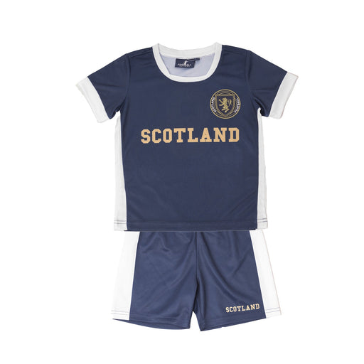 Kids Scotland Football Kit - Heritage Of Scotland - NAVY/WHITE
