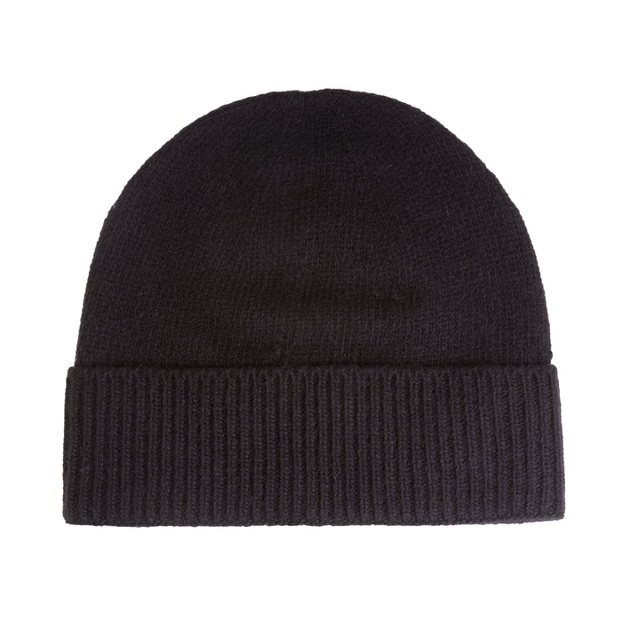 Ladies Plain Lambswool Mix Beanie Crimson Red - Heritage Of Scotland - Crimson Red