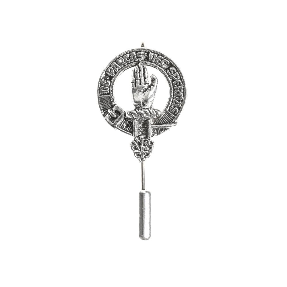 Lamont Clan Badge, Kilt Pin, Lapel Pin, Cufflinks, Keyring/Key Fob & Gift Set — Fine Pewter by Art Pewter — Made in Scotland (Shiny Finish) - Heritage Of Scotland - Lapel Pin