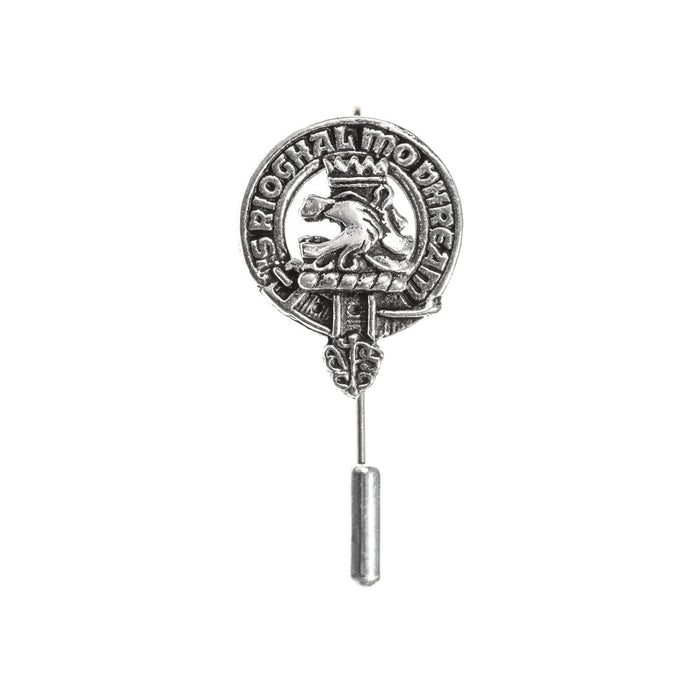 MacGregor Clan Badge, Kilt Pin, Lapel Pin, Cufflinks, Keyring/Key Fob & Gift Set — Fine Pewter by Art Pewter — Made in Scotland (Shiny Finish) - Heritage Of Scotland - Lapel Pin