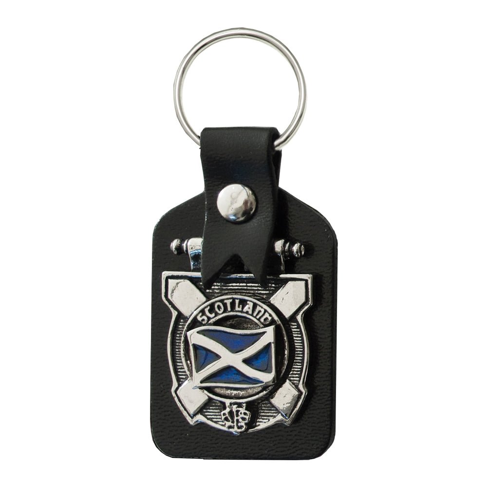 MacKay Clan Badge, Kilt Pin, Lapel Pin, Cufflinks, Keyring/Key Fob & Gift Set — Fine Pewter by Art Pewter — Made in Scotland (Shiny Finish) - Heritage Of Scotland - Keyring / Key Fob