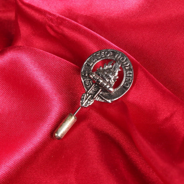 MacKenzie Clan Badge, Kilt Pin, Lapel Pin, Cufflinks, Keyring/Key Fob & Gift Set — Fine Pewter by Art Pewter — Made in Scotland (Shiny Finish) - Heritage Of Scotland - Lapel Pin