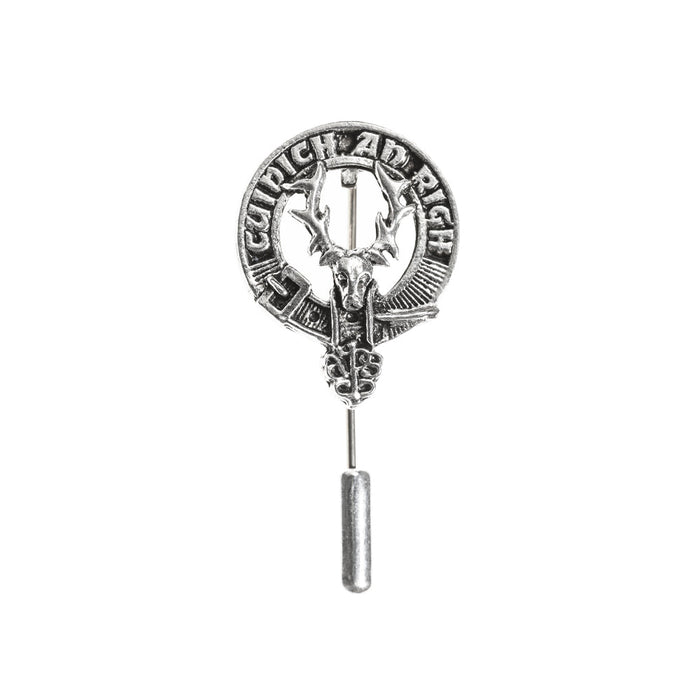 MacKenzie of Seaforth Clan Badge, Kilt Pin, Lapel Pin, Cufflinks, Keyring/Key Fob & Gift Set — Fine Pewter by Art Pewter — Made in Scotland (Shiny Finish) - Heritage Of Scotland - Lapel Pin