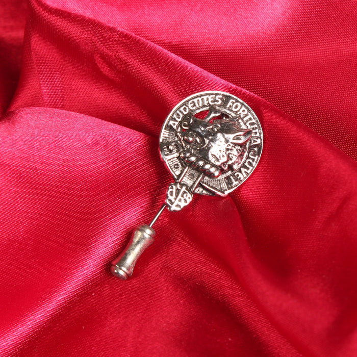 MacKinnon Clan Badge, Kilt Pin, Lapel Pin, Cufflinks, Keyring/Key Fob & Gift Set — Fine Pewter by Art Pewter — Made in Scotland (Shiny Finish) - Heritage Of Scotland - Lapel Pin