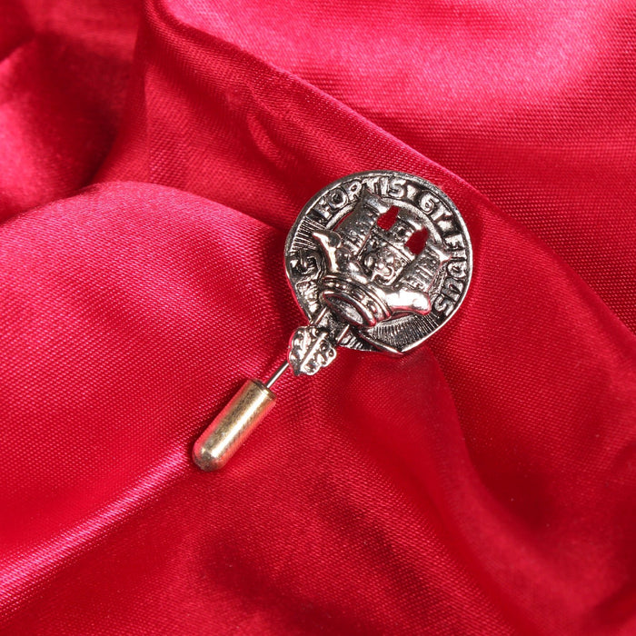 MacLachlan Clan Badge, Kilt Pin, Lapel Pin, Cufflinks, Keyring/Key Fob & Gift Set — Fine Pewter by Art Pewter — Made in Scotland (Shiny Finish) - Heritage Of Scotland - Lapel Pin