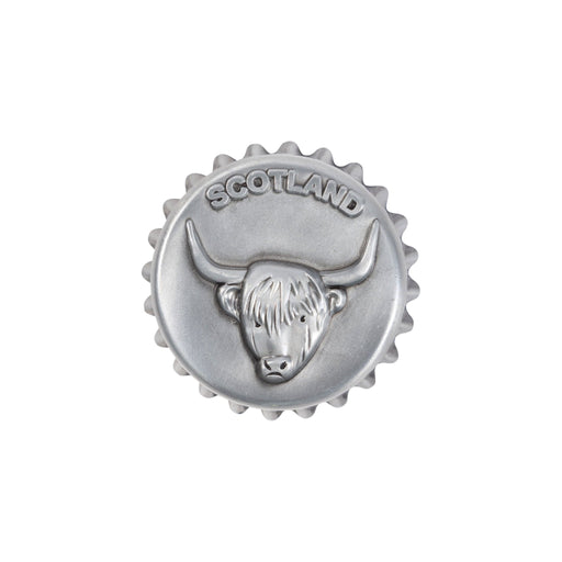Magnet Bottle Top Scot Cow - Heritage Of Scotland - NA
