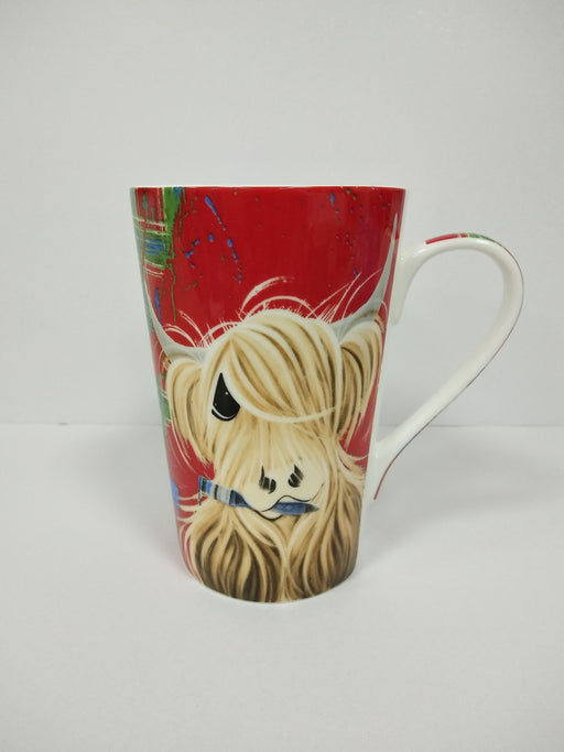 Mcmoo Tartan Paint Large Mug - Heritage Of Scotland - NA