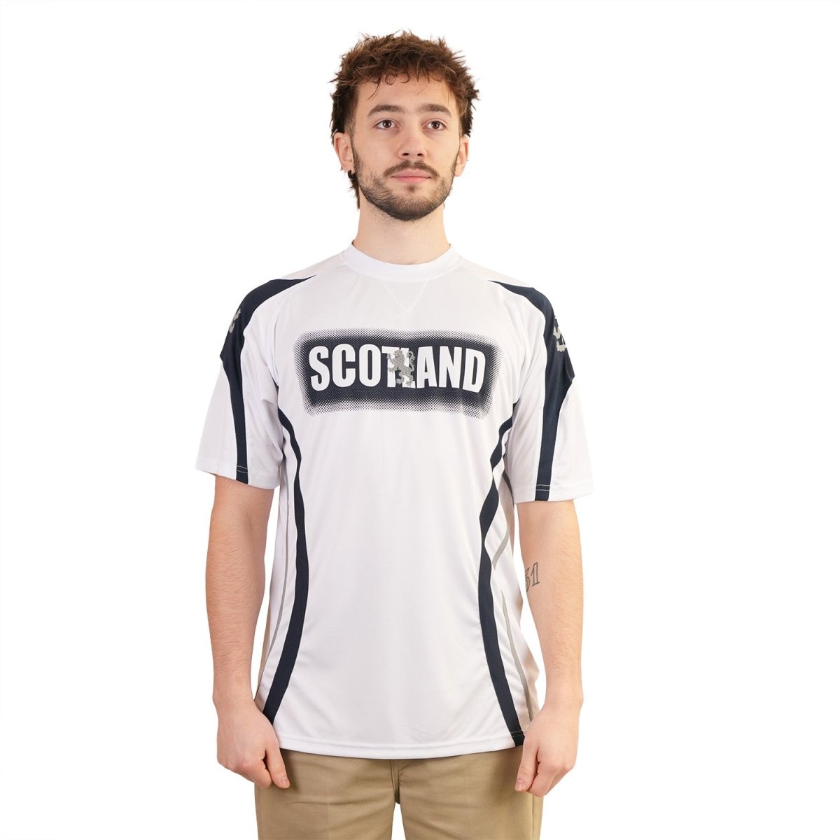 Mens Cool T-Shirt White Scotland - Heritage Of Scotland - XS