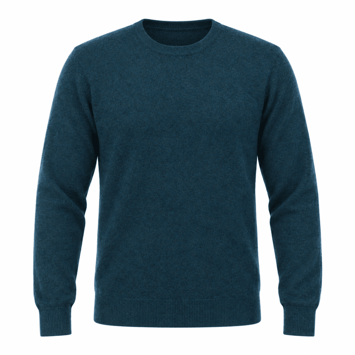Men's Dunedin Cashmere 100% Cashmere Crew Neck Jumper - Lugano - Heritage Of Scotland - XS