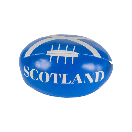 Mini Scotland Rugby Stress Ball – Soft PVC Scottish Souvenir with Saltire - Heritage Of Scotland -
