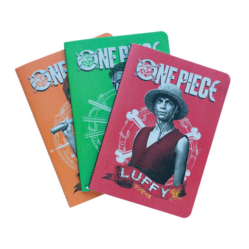 One Piece Netflix Pack Of 3 A5 Notebooks - Heritage Of Scotland - N/A