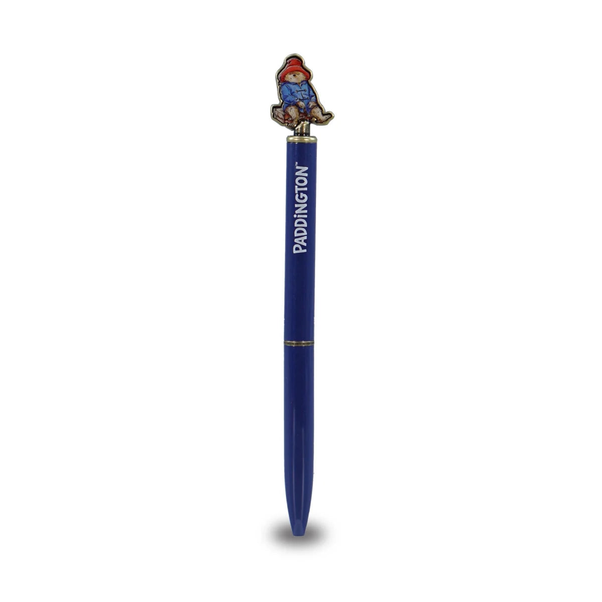 Paddington Bear Blue Metal Ballpoint Pen with Character Topper - Heritage Of Scotland -