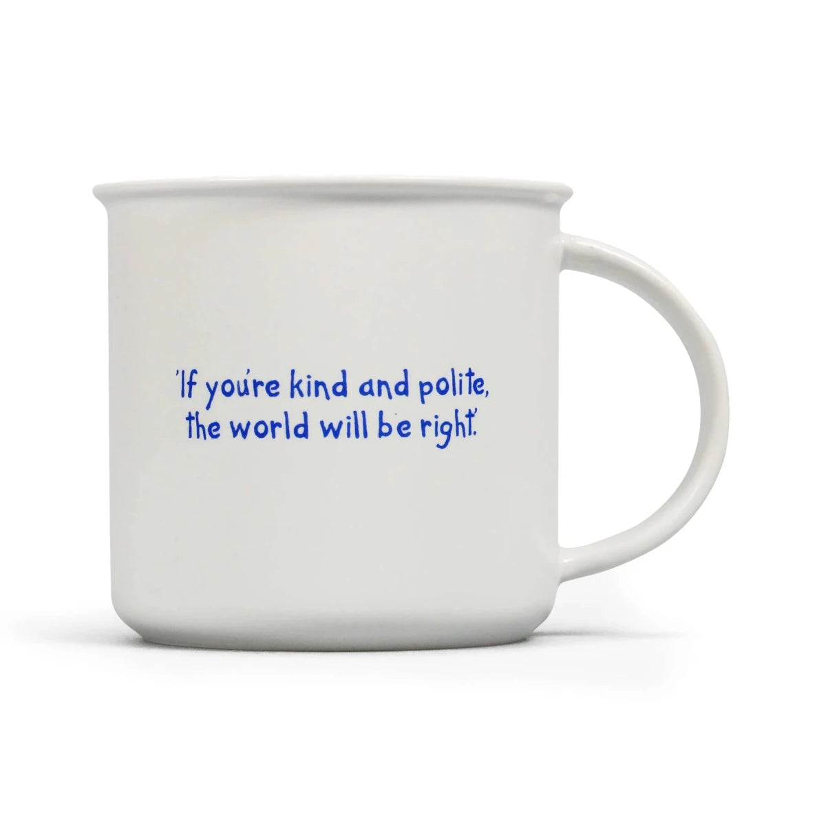 Paddington Bear Kind & Polite Enamel-Style Mug – 350ml - Heritage Of Scotland -