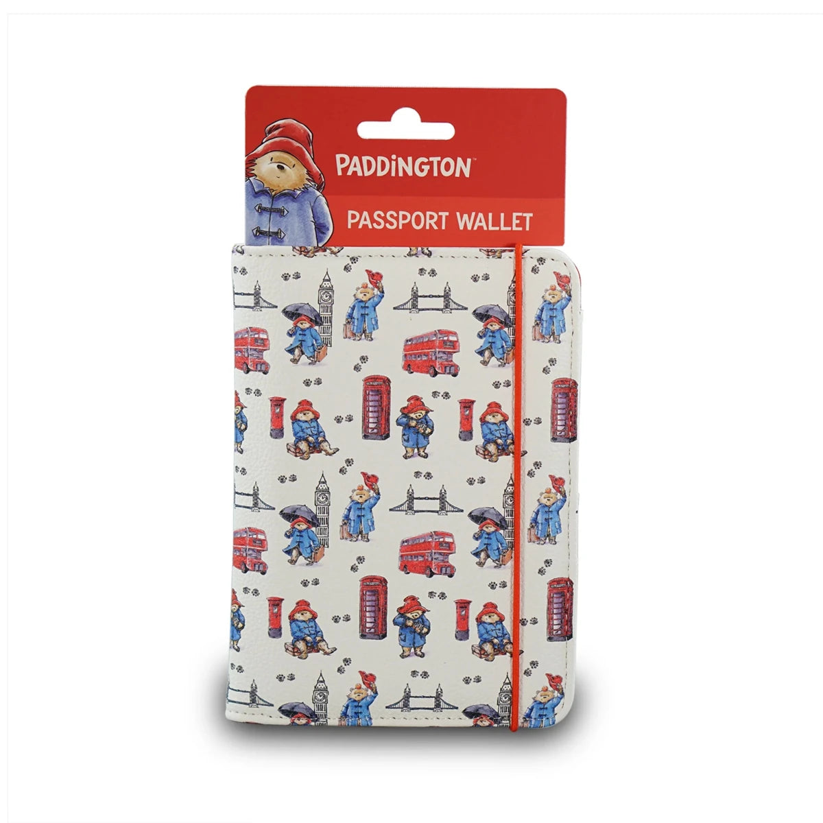 Paddington Bear London Faux Leather Passport Holder & Travel Wallet - Heritage Of Scotland -