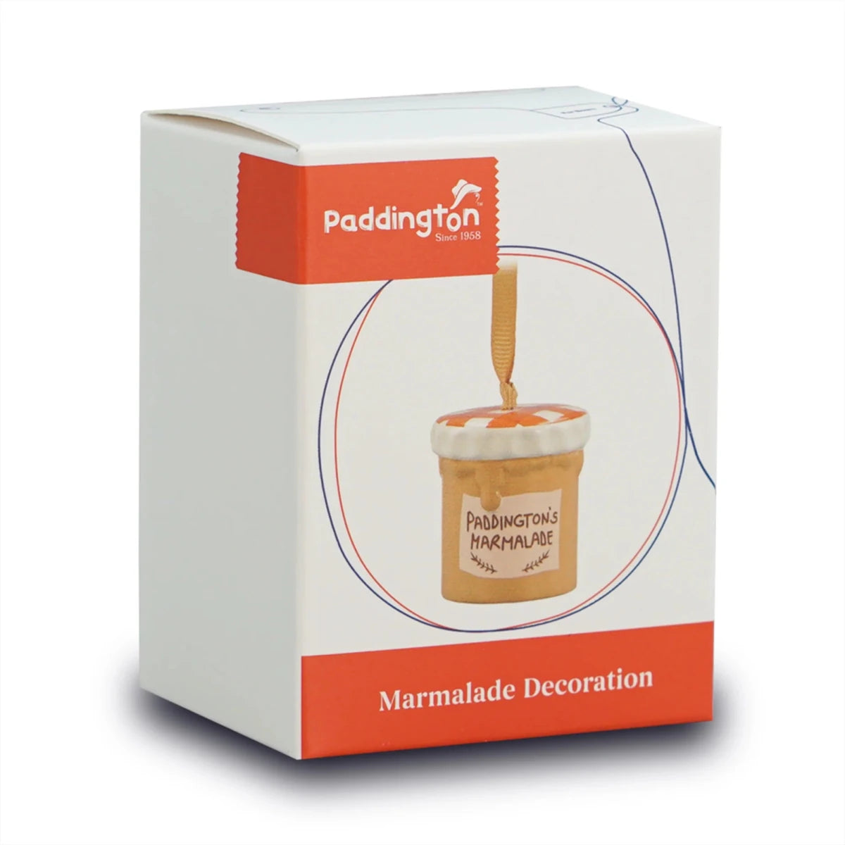 Paddington Bear Marmalade Jar Ceramic Christmas Decoration - Heritage Of Scotland -